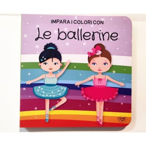 Parent Child Kids Italian Book Early Education Enlightenment Lovely Cute Picture Learning Reading Cardboard Book Age 2 up