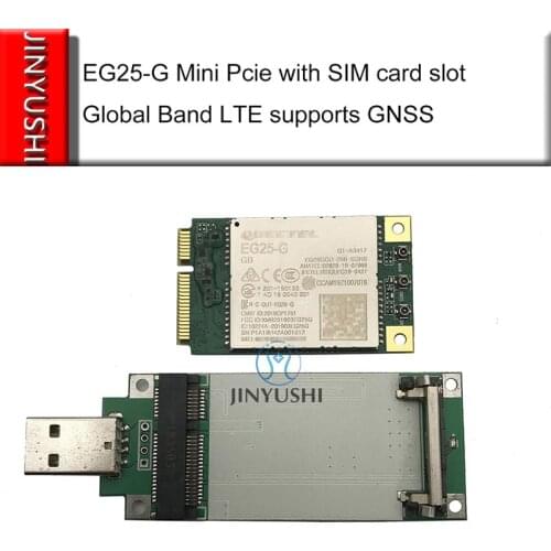EG25 EG25-G MINI PCIE+adapter Worldwide Global Band LTE supports GNSS DFOTA*, eCall and DTMF compatible with EC25 module