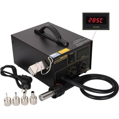 GORDAK-850B Hot Air Gun Desoldering Station Air Pump Constant Temperature BGA Repair Tools SMD Soldering Rework Station 270W