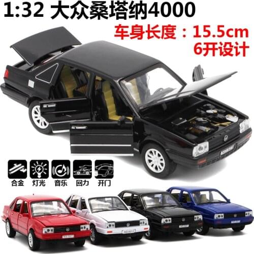 1:32 Toy Car Santana 4000 Metal Toy Alloy Car Diecasts & Toy Vehicles Car Model Miniature Scale Model Car Toy For Children