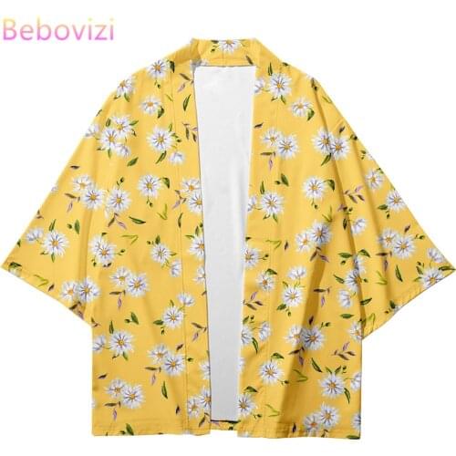 Plus Size XXS-6XL 5XL 4XL Yellow Green Fashion Japanese Streetwear Cardigan Women Men Harajuku Haori Kimono Top Yukata Tao Robe