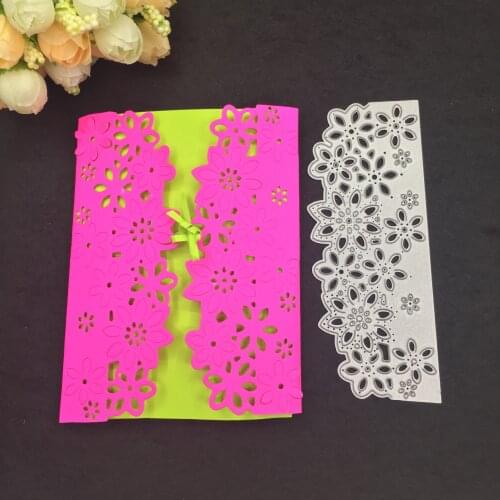 Envelope Lace Dies Metal Cutting Dies Stencil for DIY Scrapbooking album Decorative Embossing Craft Paper Cards Tool 135x55mm
