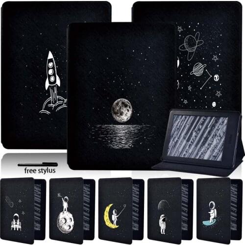 Anti-Dust Leather Stand Cover Case Fit Amazon Kindle 8th/10th Paperwhite 1/2/3/4 Tablet Foldable Protective Shell