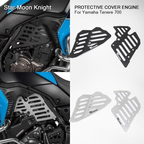 For Yamaha Tenere 700 Tenere700 XTZ700 T7 XT700Z Engine Cover Guard Motor Protective Cover Throttle Cam Protector Crap Flap