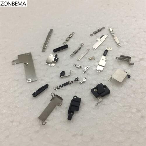 ZONBEMA 10sets Inner Accessories for iPhone 7 7 Plus 4.7" 5.5" Inside Small Metal Parts Holder Bracket Shield Plate Set 10 sets
