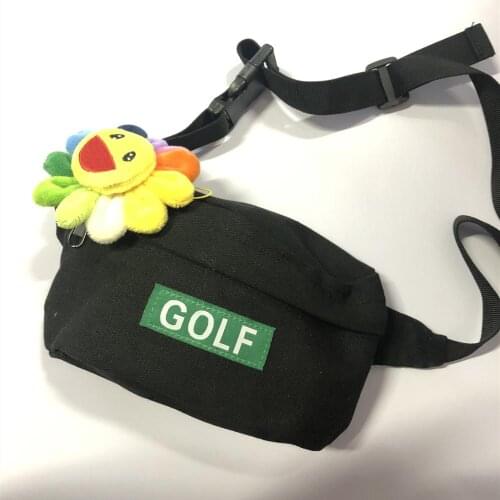 Novelty Brand New Hot Tyler The Creator Golf Le Fleur Shoulder Side Bag Waist Hip fanny packs Pack 23*18 cm #088
