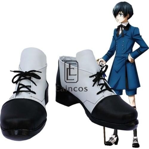 Anime Black Butler II Ciel Phantomhive Cosplay Party Shoes Custom-Made
