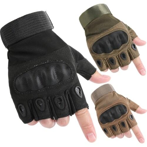Fingerless Tactical Gloves Military Men Women Paintball Shooting Airsoft Combat Driving Fitness Hunting Riding Bicycle Gloves