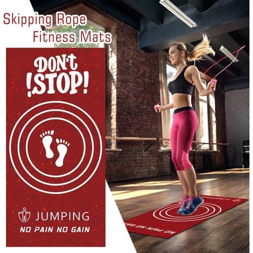 Jumping Training Skipping Mat Shockproof Jump Speed Rope Crossfit Non Slip Gym Exercise Fitness Mat Workout Sport Equipment