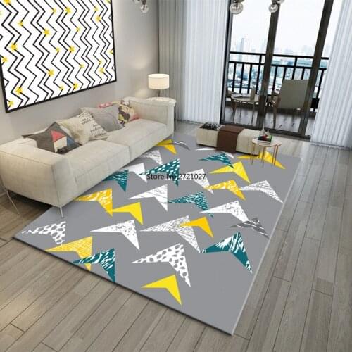 Nordic Modern Minimalist Living Room Coffee Table Modern Minimalist Bedroom Bedside Door Carpet Floor Mats