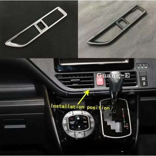 For Toyota Noah Voxy 80 Series 2014 2015 2016 2017 2018 Car Sticker Styling Console Panel Decoration Cover Outlet Vent Trim