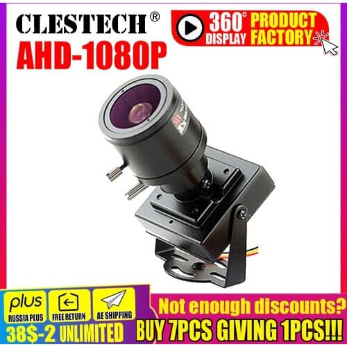 Super Mini Metal AHD Zoom Camera 2.8mm-12mm Manual focusing Djustable Lens 720p 960p 1080p 2mp security surveillance Micro video