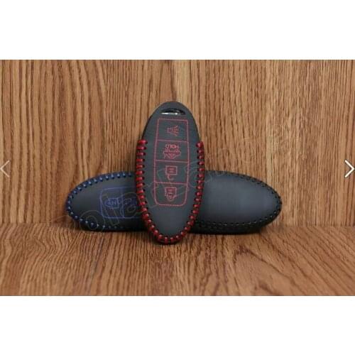 Only Red Leather car key case car key case car key cover car key case hand sewing