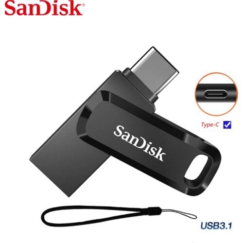 Sandisk USB Flash Ultra Dual Drive Type-C USB 3.1 Pen Drive 128GB 256GB USB Stick Flash 32GB 64GB memory Storage for smartphones