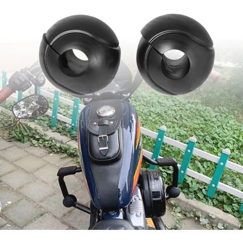 2x Motorcycle Engine Protection Guard Frame Bumper Protective Block Crash Bar Protector Anti-fall Block Parts Decor