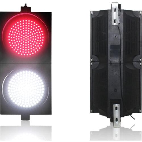 300mm 12 Inch Red White Car Traffic Signal Light Pc Housing 110V 220V New Styple