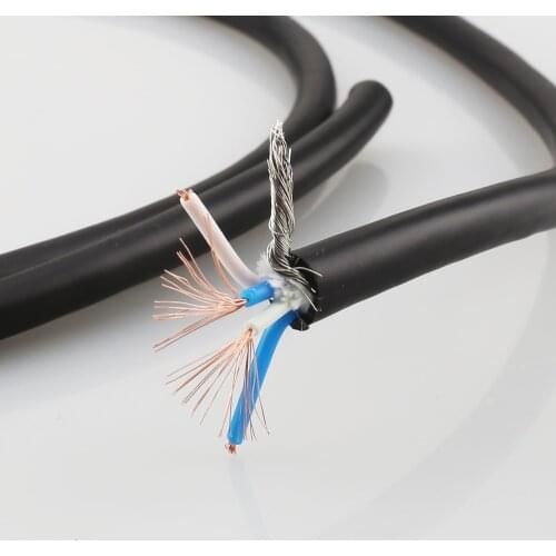 Audiocrast A53 4 Core signal Cable Audio Surround hifi interconnect Wire XLR/RCA cable