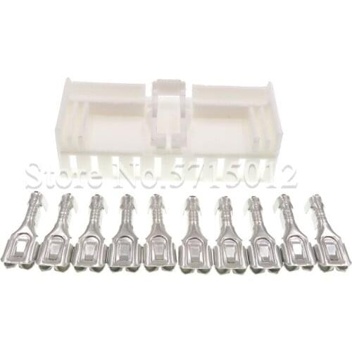 10 Hole Automotive Plug Car Wiring Harness Female Socket With Terminals