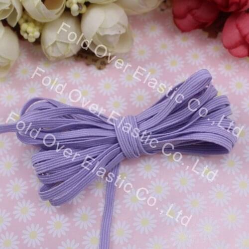 Free shipping 1/8" skinny elastic 3mm for hair accessories, garment accessories #64，130yards/roll