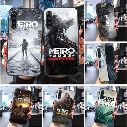 Metro 2033 Exodus Game Phone case For Xiaomi Redmi Note 7 7A 8 8T 9 9A 9S 10 K30 Pro Ultra Frosted black silicone shell 3D