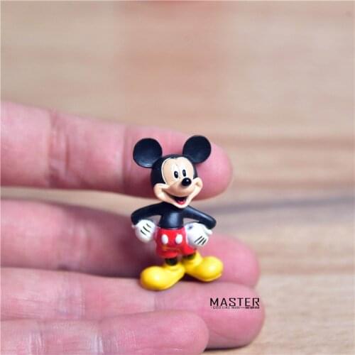 24piece 3.8cm classical mickey mouse pvc figure toys mickey microlandschaft collection toys