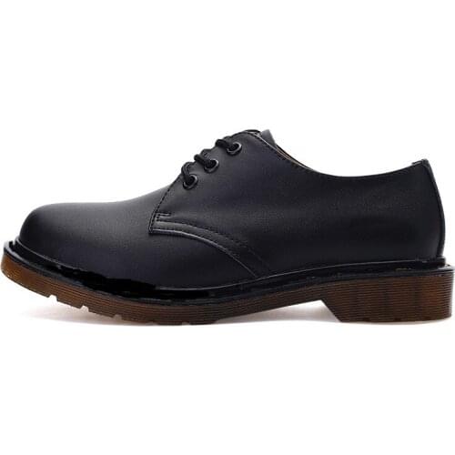 Men Shoes Leather Lady size Men Size Couple Shoes Casual Leather Shoes