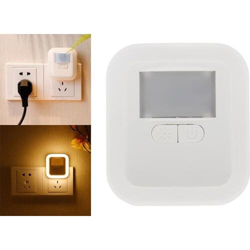 Soft White LED Night Light Dusk to Dawn for Kitchen Home Office Nursery Warm White