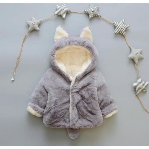 Baby boy new winter clothing,children warm fleece cute jacket,baby girl fleece outerwear,baby clothes,girls coat for 9M-3T boy