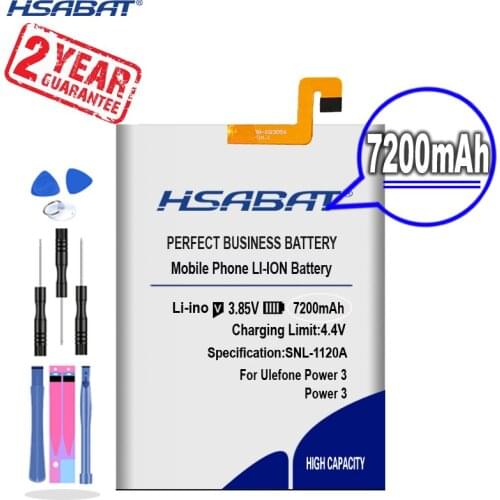 New Arrival [ HSABAT ] 6600mAh Replacement Battery for Ulefone Power 3 3S