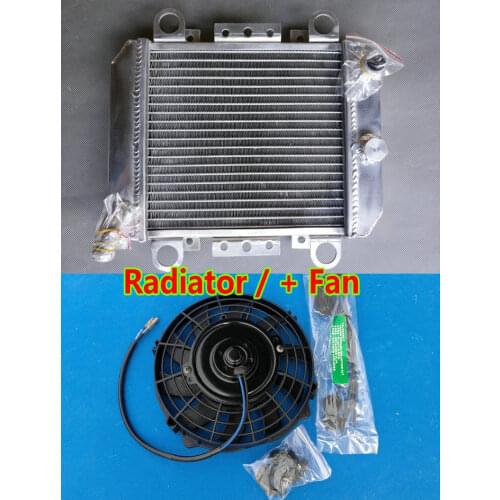 NEW Water Cooling Aluminum Radiator + Fan FOR 1988-2007 KAWASAKI Ninja 250R EX250 EX250F EX250G EX250H EX 250 R 89 90 95 96 05