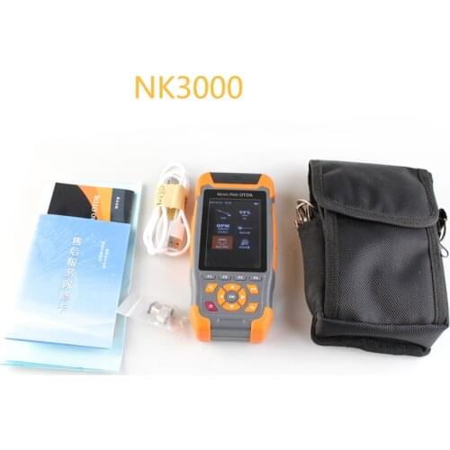 Original NK3000 OTDR mini FTTH with Optical power meter +Red light source + Multifunction Fiber Finding faul+Network cable test