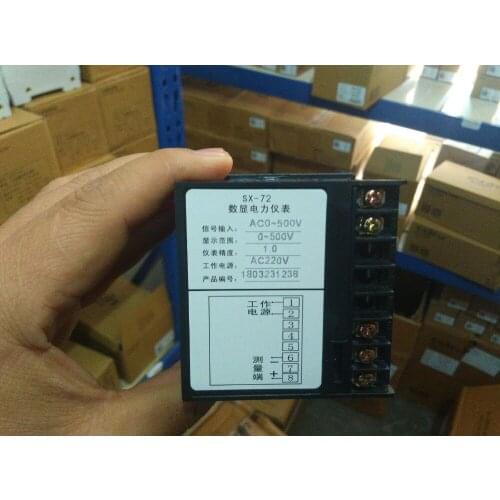 Brand new original authentic C-Lin SX-72 digital display AC voltmeter AC220V input AC500V