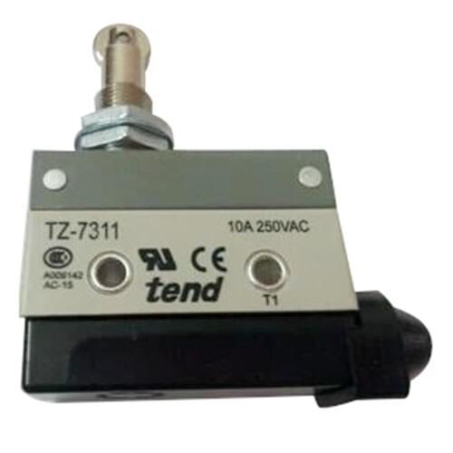 CNIM Hot TZ-7311 Parallel Roller Plunger Actuator Momentary Micro Switch Gray+Black
