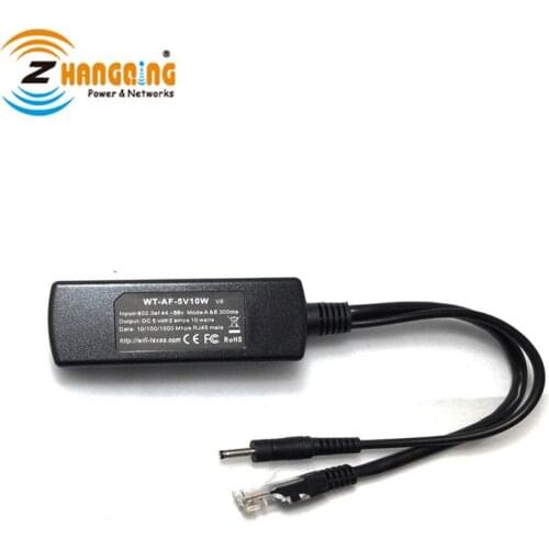 Gigabit 5V2A POE Splitter RJ-45 PoE Accessories For IP Cameras Non-PoE Function Charge for Ipad and Moblie Phone
