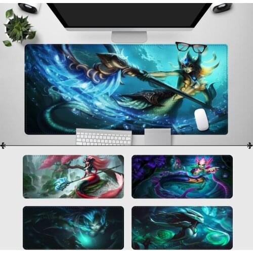 Luxury League of Legends Nami Mouse Pad PC Laptop Gamer Mousepad Anime Antislip Mat Keyboard Desk Mat For Overwatch/CS GO