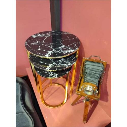 Modern Zigon coffee table Marble Pattern (gold Foot) coffee tables table basse furniture living room table