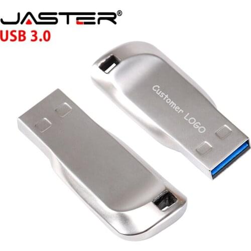 JASTER laser custom mini metal USB 3.0 memory stick usb flash drive 128GB 64GB 16GB 32GB 4GB pendrive(over 10 pcs free logo)