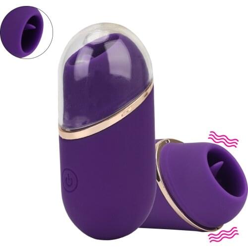 9 Modes Tongue Vibrator Tongue Licking Clit Nipple Sucker Adult Products Sex Toy for Women G-Spot Clitoral Stimulator