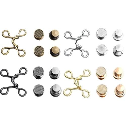 Nail-free Waist Buckle Adjustment Buckle Replacement Reusable Button, 27mm