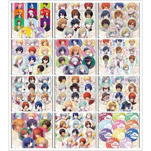 11pc Many Styles Anime Uta no Prince Sama Kurusu Full Number Badges Brooch Icons Broche Acrylic