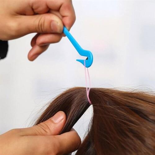 2pcs Elastic Hair Band Cutters Disposable Rubber Band Remover Hair Ties Removing Tool (Random Colors)