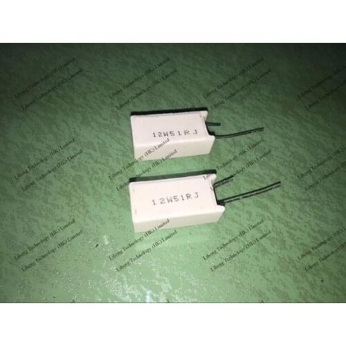 2020 Direct Promotion 12W51RJ 12W51 12W51R 5% 12W 51ohm 12W51ohm Cement resistor