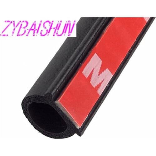 3 Meters Small D Car Door Rubber Waterproof Mastic Tape Floor Sound Insulation Noise Sound Proofing Sealing Rubber Strip