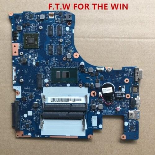 5B20K38225 MB FOR NM-A481 MB para Lenovo 300-15ISK Laptop Motherboard CPU SR2EV 3855U 100% probado