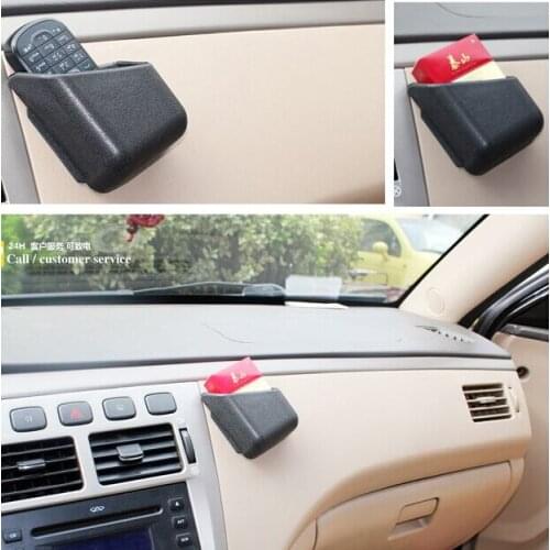 Car styling 2pcs Multi-purpose paste type content box car Storage box of glasses/handset employ content box car compartment