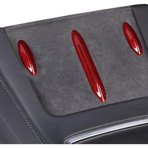 Real Carbon Fibre Central Control Panel Creative Personality Patch Shell Creative Styling For Tesla Model 3 2021 / Model Y