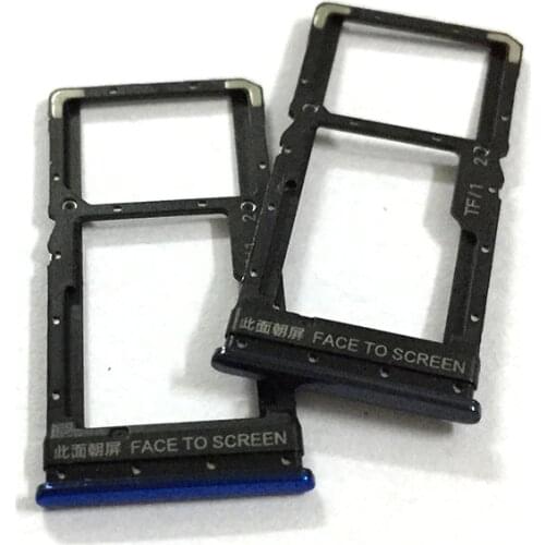100PCS Sim Tray Holder For Xiaomi POCO X3 / X3 NFC SIM Card Tray Slot Holder Adapter Socket Repair Parts