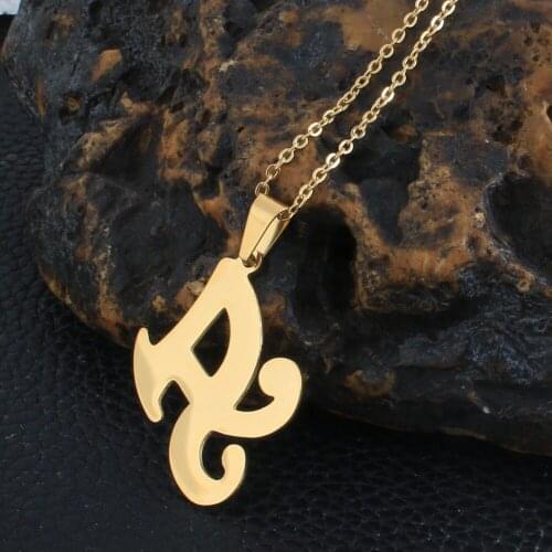 Fashion Stainless Steel Jewelry For Woman and Girl Chain Gold Color Flower Necklace NGGZAEBA