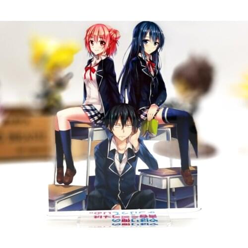 My Teen Romantic Comedy SNAFU Climax! Hachiman Yukino Yui GM acrylic stand figure model plate holder topper anime