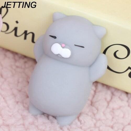 Animals Models Cute Mini Soft Silicone Toy Fidget Hand Squeeze Pinch Cell Phone Accessories slow rising press